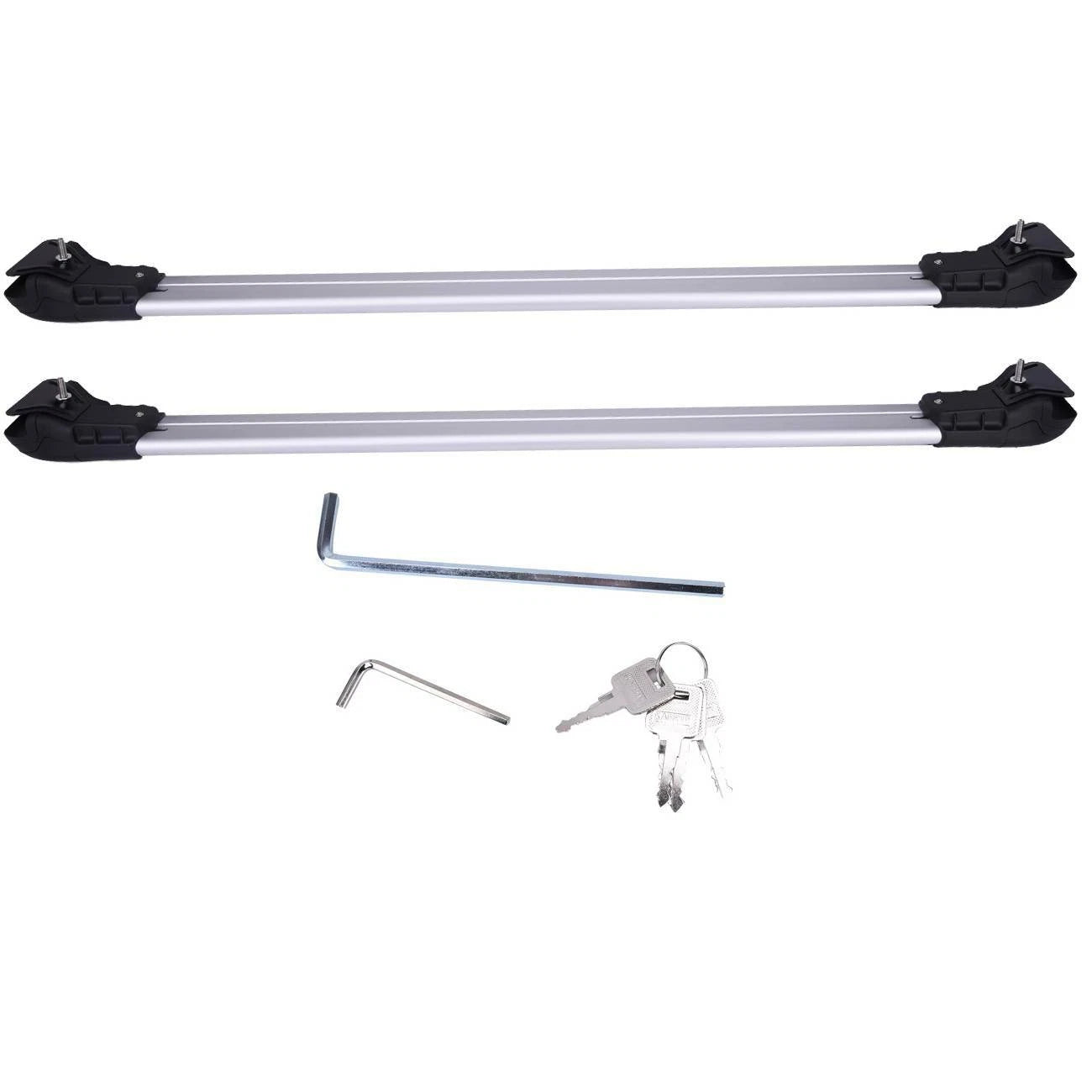 Aluminum Roof Cross Bar Luggage Rack for Car (93cm–99cm)