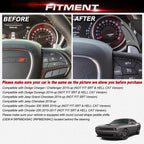 Black Aluminum Paddle Shifters for Dodge Charger Challenger Durango (2015-2024)