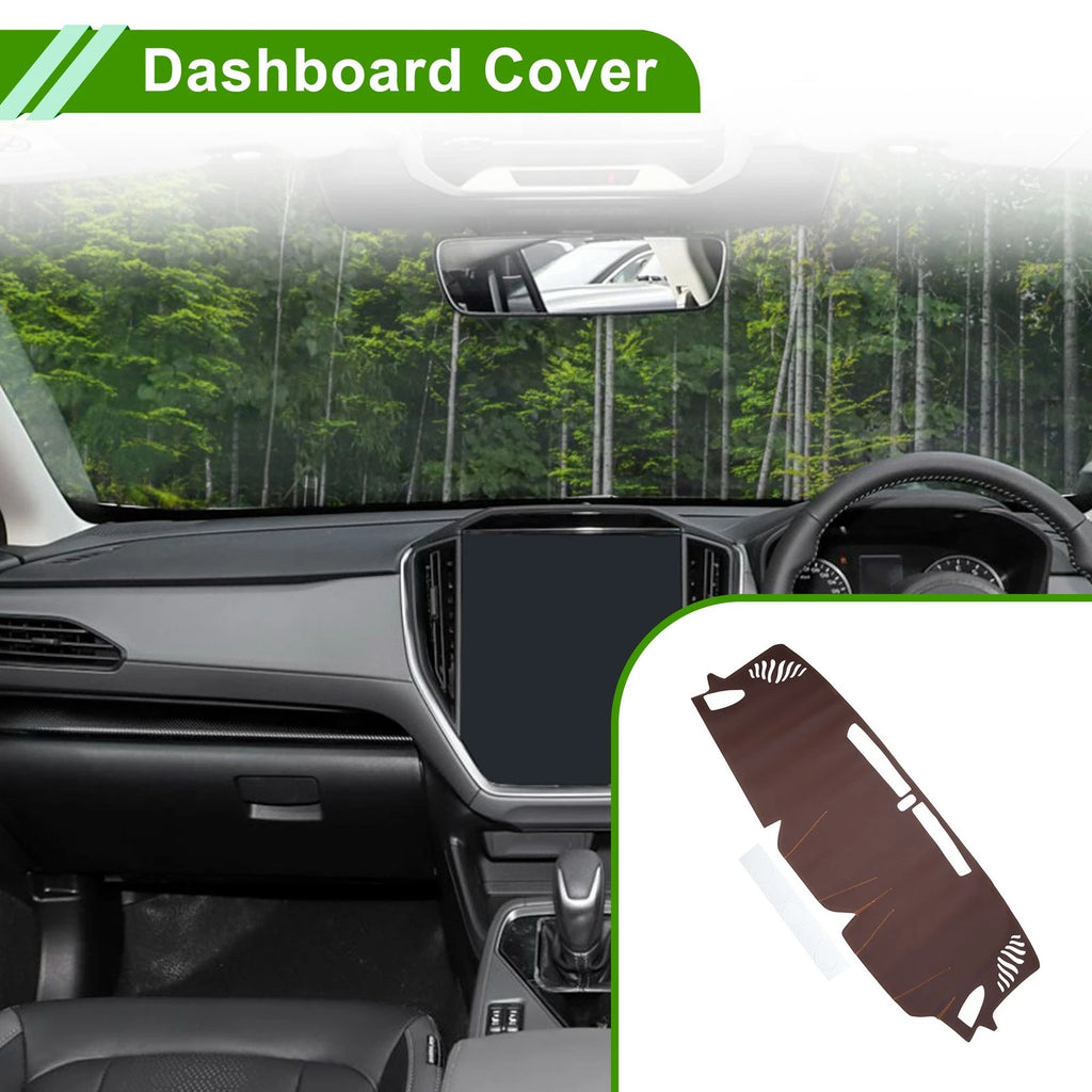 Dashboard Cover for Subaru Crosstrek (2024) Dash Cover Mat Carpet Brown