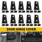 Door Hinge Cover for Jeep Wrangler JK JKU (2007–2017) Black
