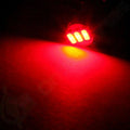 10x T5 Ultra Red LED Wedge Bulb for Dashboard Gauge (58, 70, 73, 74)