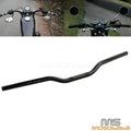 7/8" Black Handlebar Drag Bar for Harley Honda Yamaha BMW Kawasaki