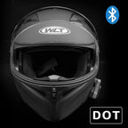 Bluetooth Modular Full Face Motorcycle Helmet for Men (DOT M-2XL)
