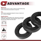 Set of 5 Rotary Shaft Oil Seals 28x47x10mm Nitrile Rubber 70 Durometer