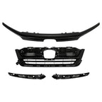 Front Upper Grille for Honda Pilot (2019–2022) Glossy Black