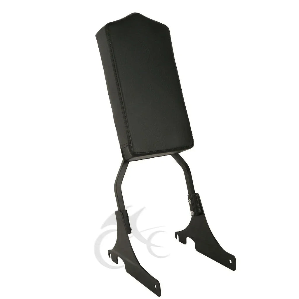 Black Sissy Bar w/ Backrest Pad for Harley Softail Custom (1984-1999)