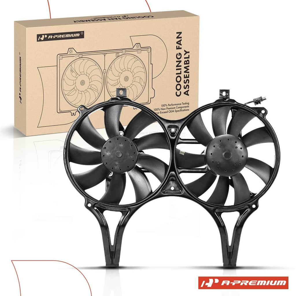 Dual Cooling Fan Assembly for Mercedes-Benz E300 E320 E420 (1996–1997)