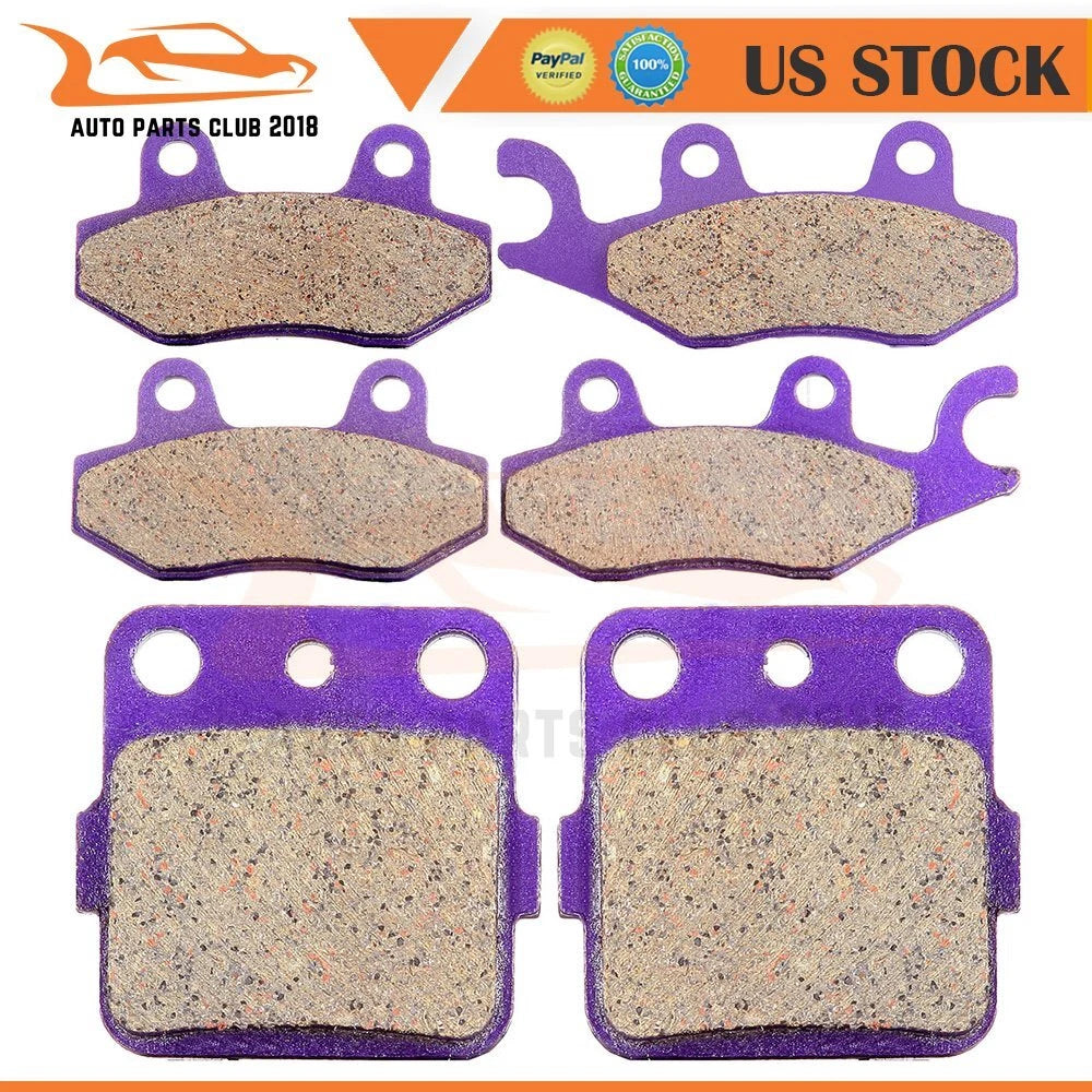 Carbon Fiber Brake Pads for Yamaha YFZ 450 S/T (2004–2005)