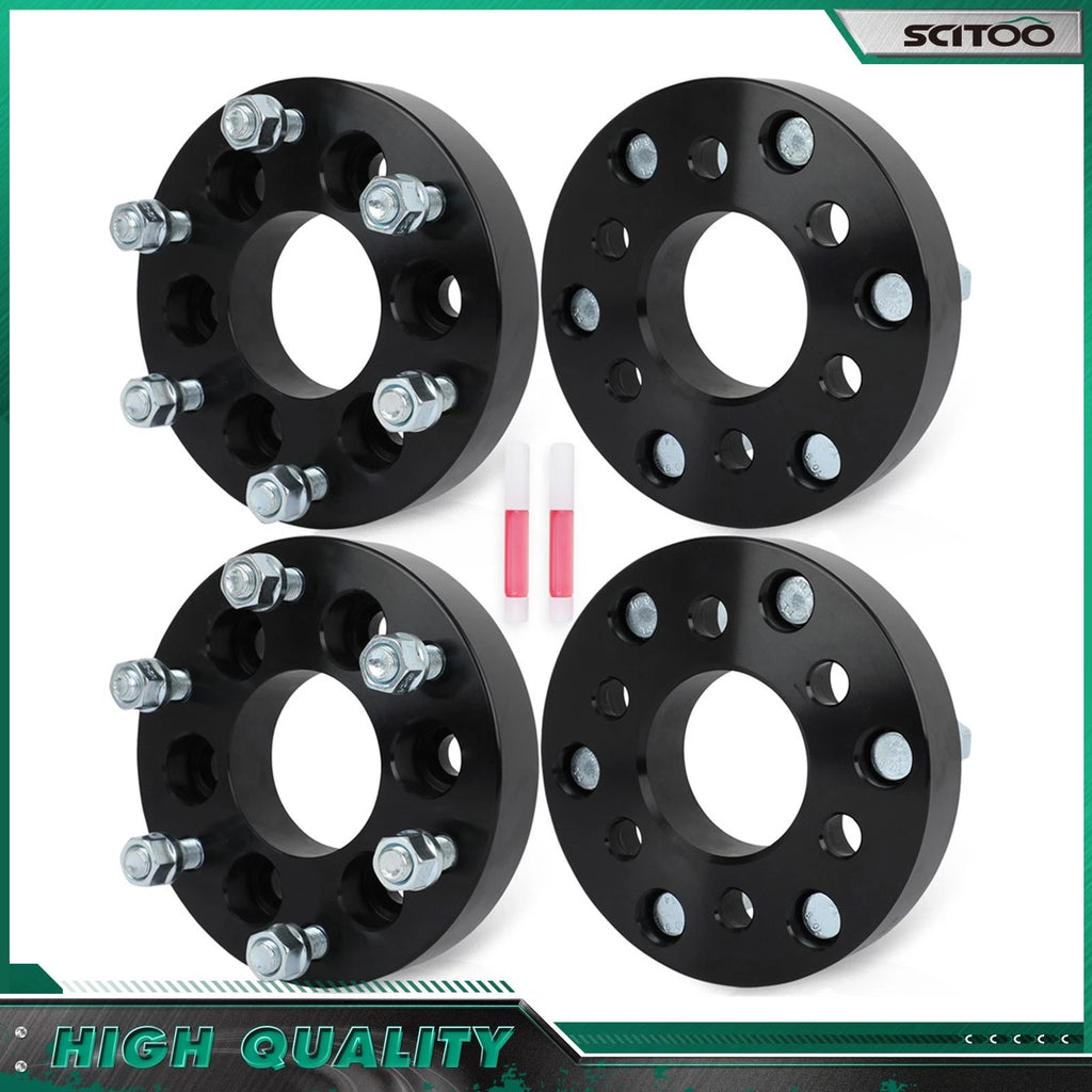 4X 1.25" Wheel Adapters 6x4.5 to 6x5.5 1/2"-20 for Dodge Dakota (1991–2004)