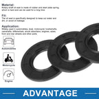 Set of 5 Oil Seal Rotary Shaft Seal Nitrile Rubber 25x47x5mm