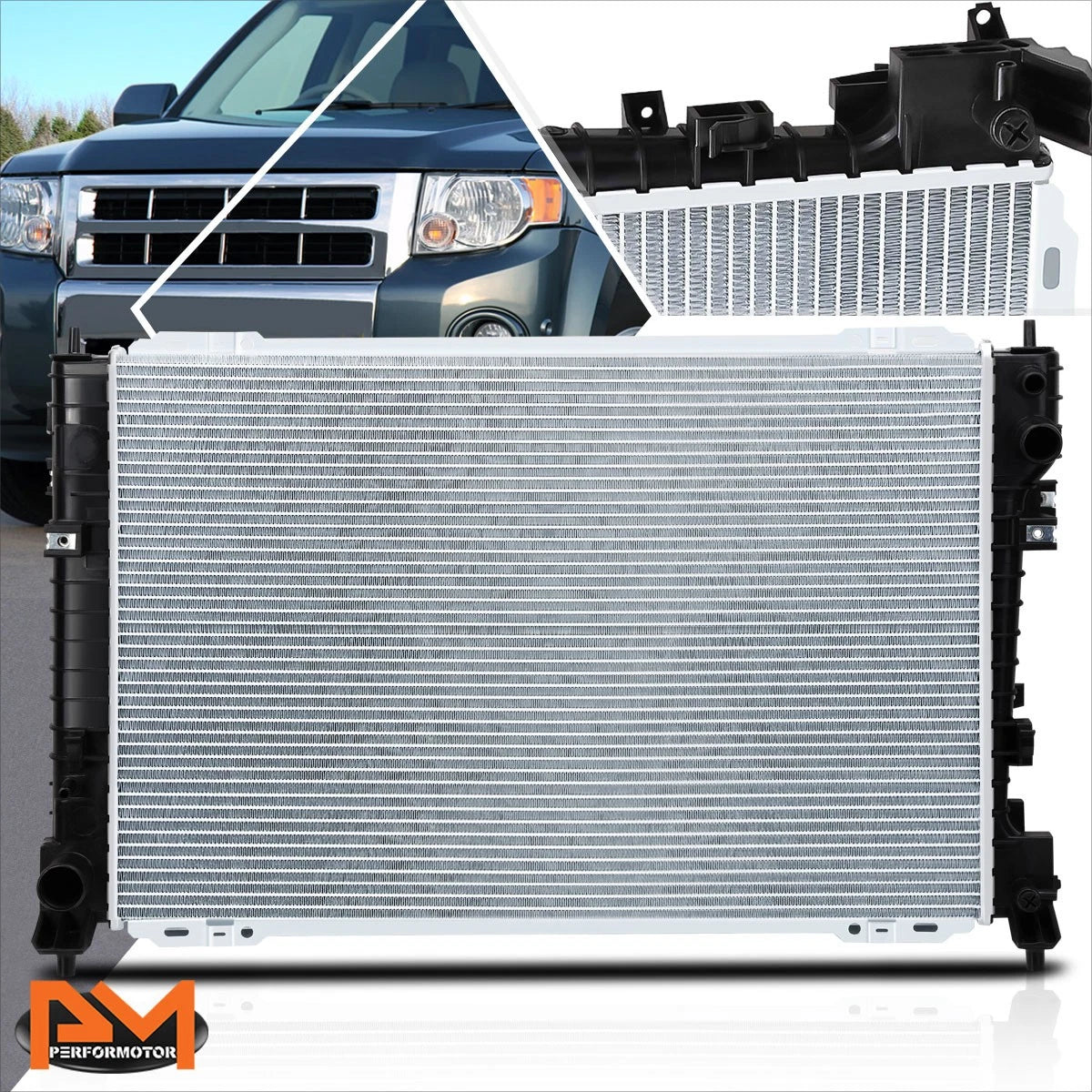 Aluminum OE Style Radiator for Ford Escape/Mazda Tribute (2008–2012) DPI-13041
