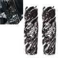Custom Front Fork Skull Decal Medallion Stickers for Harley Yamaha
