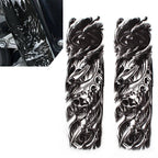 Custom Front Fork Skull Decal Medallion Stickers for Harley Yamaha