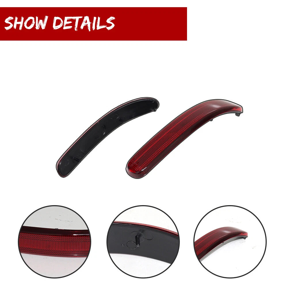 Rear Bumper Reflectors for Mini Cooper Clubman (2008–2014) Red Lens