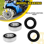 Wheel Bearing for Kawasaki UTV Mule 550 (1997–2004) 300 43.9mm NON ABS EPY