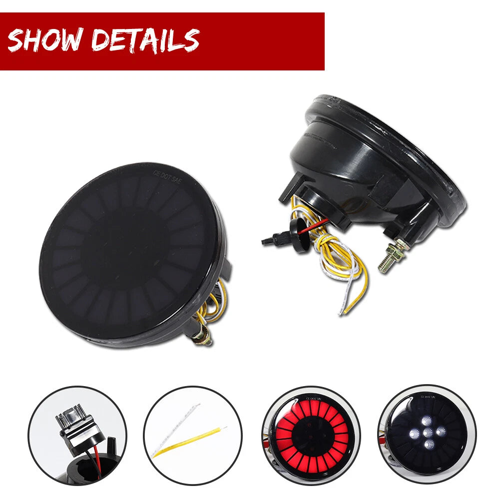 Smoke LED Tail Lights for GMC Envoy 2006–2009, Pontiac Solstice 2006–2009