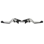 Silver Extendable Brake Clutch Levers for Daytona 675 Street Triple (2006-2018)