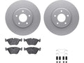 Front Brake Pad and Rotor Kit for Jaguar XK8 (1999, 2001–2004) ZW168VJ