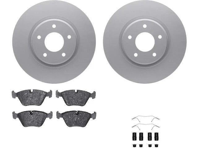 Front Brake Pad and Rotor Kit for Jaguar XK8 (1999, 2001–2004) ZW168VJ
