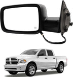Left Driver Manual Fold Heated Temp Sensor Mirror for Dodge Ram 1500 (2013–2019)