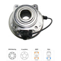 Set of 2 Wheel Hubs for Chevrolet Equinox (2007–2009) with Bearing