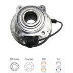 Set of 2 Wheel Hubs for Chevrolet Equinox (2007–2009) with Bearing