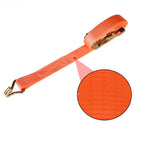 Set of 4 Heavy Duty Ratchet Straps for Tie Downs (20 Ft, 4000 lbs)