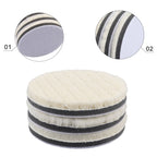 3pcs Buffing Wool Polishing Pads for Auto Car Detailing Waxing Polisher