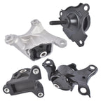 Set of 4 Engine Motor and Transmission Mounts for Acura RSX (2002–2006) and Honda Civic (2002–2005)