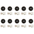 10PK Plastic Deck Wheel Kit for John Deere Lawn Mowers (38" 48" Cut) AM133602
