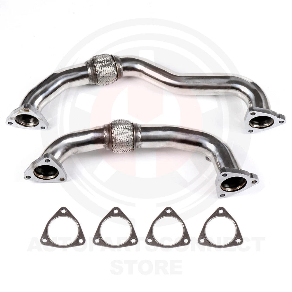 Exhaust Pipe for Ford F-250 F-350 F-450 6.4L (2008–2010) Polished Up