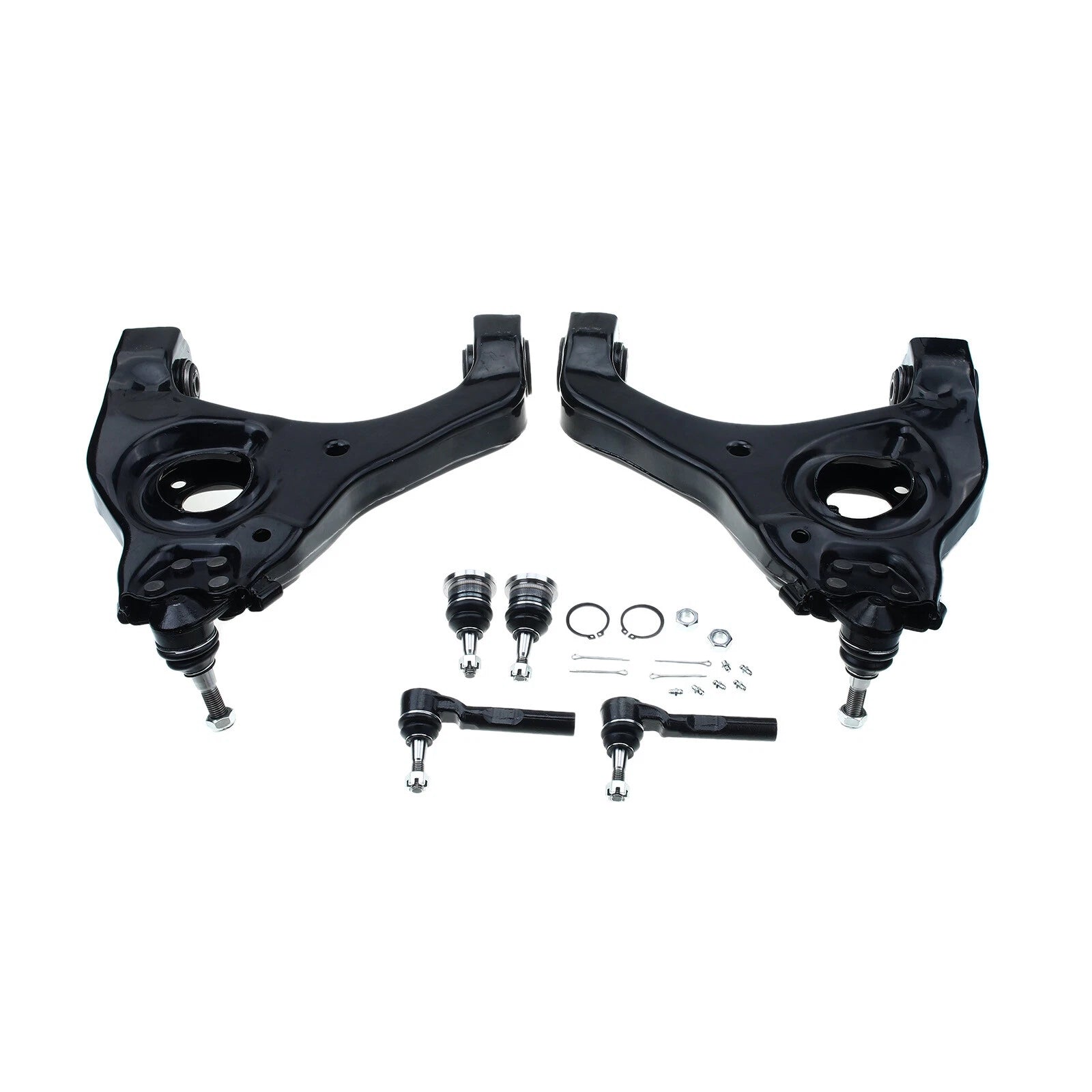 6x Front Control Arm Ball Joint Tie Rod for Chevrolet Silverado 1500 (2007–2018)