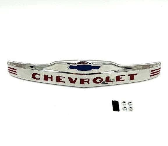 Hood Chevrolet Emblem Header for 1947-1953 Chevy Pickup