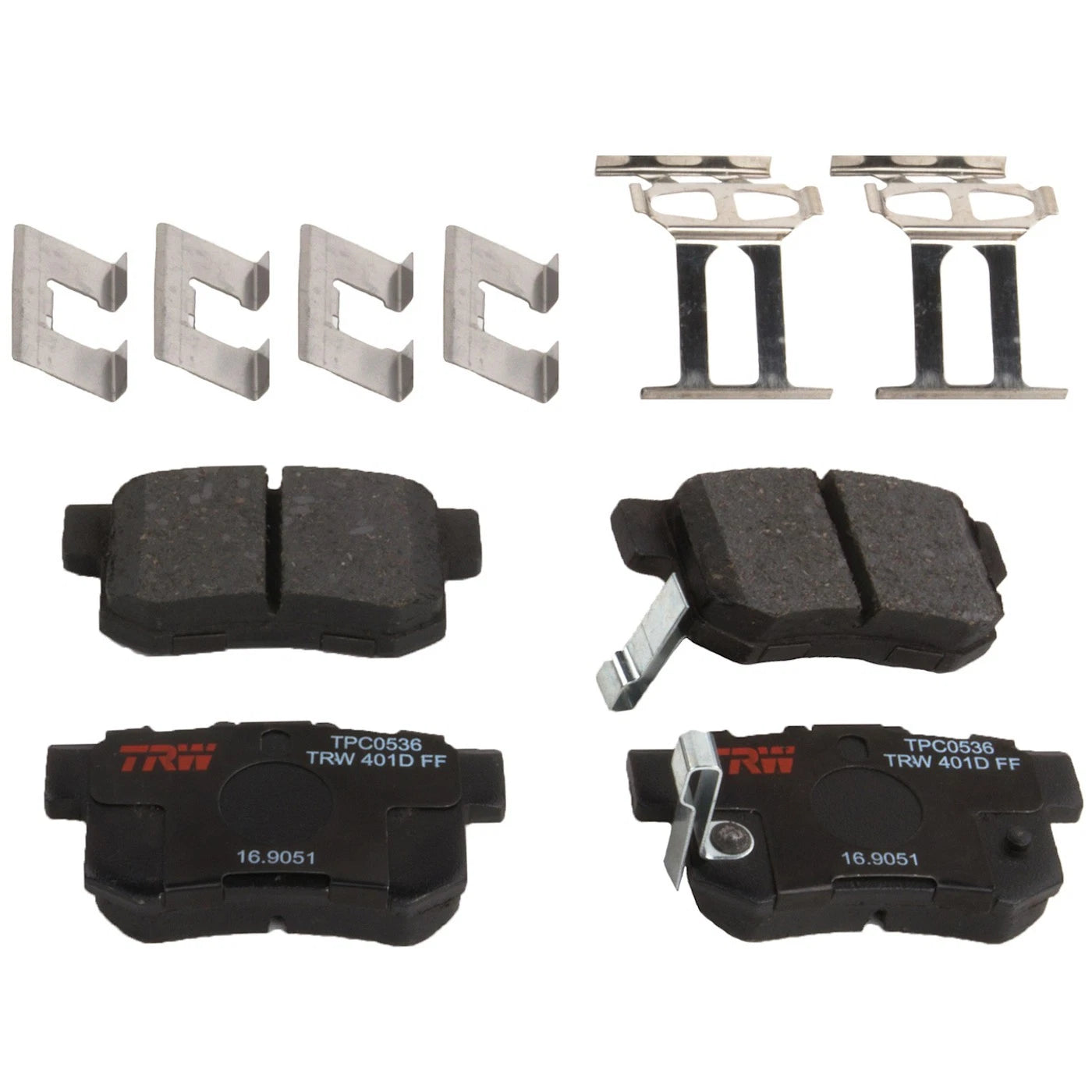 Set of 2 Brake Pads for Acura RDX TL (Coupe Sedan)