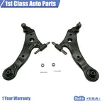 2X Front Lower Control Arms with Ball Joints for Lexus ES350 (2005–2019)