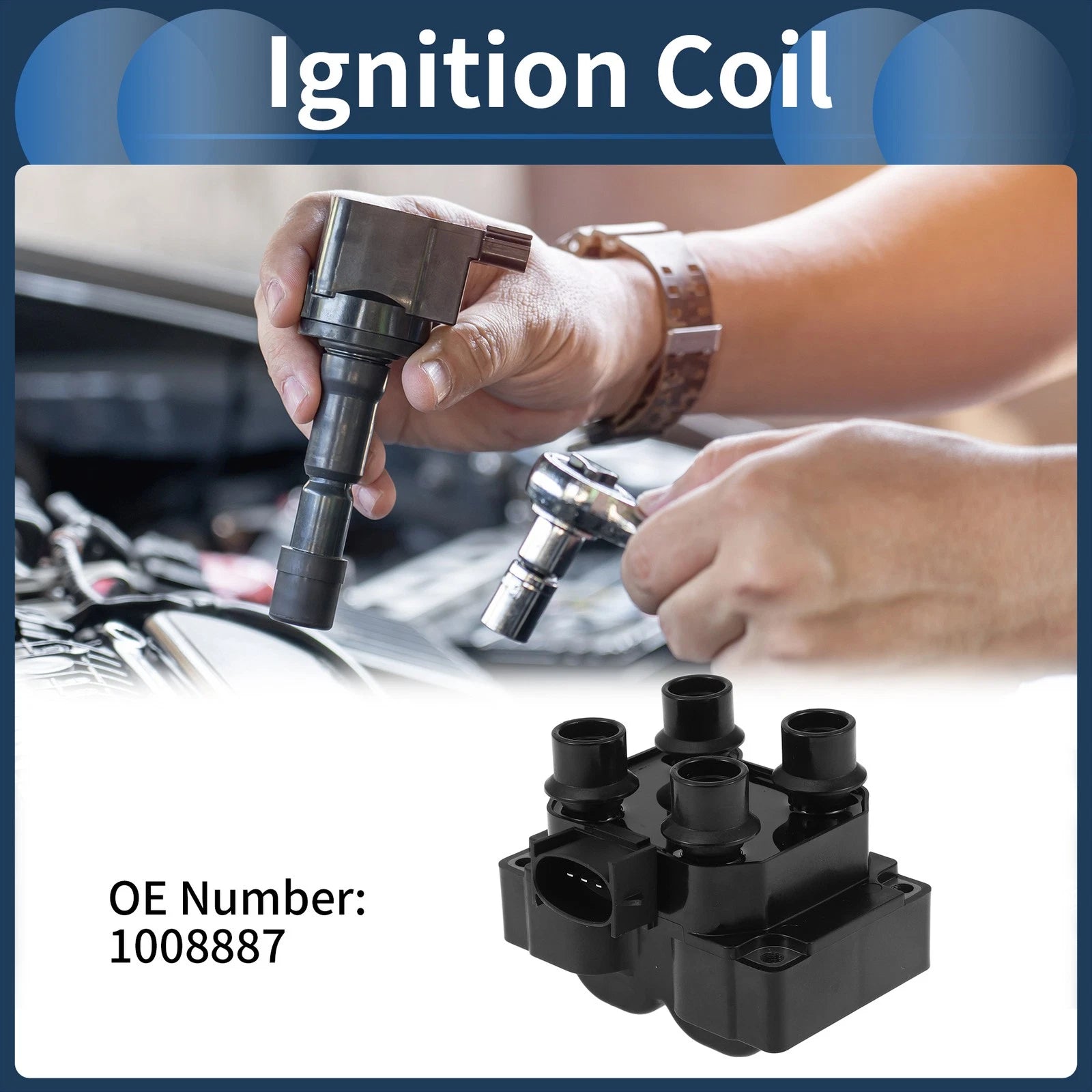 Ignition Coil Pack No.1008887 for Ford Contour (1995–1999)