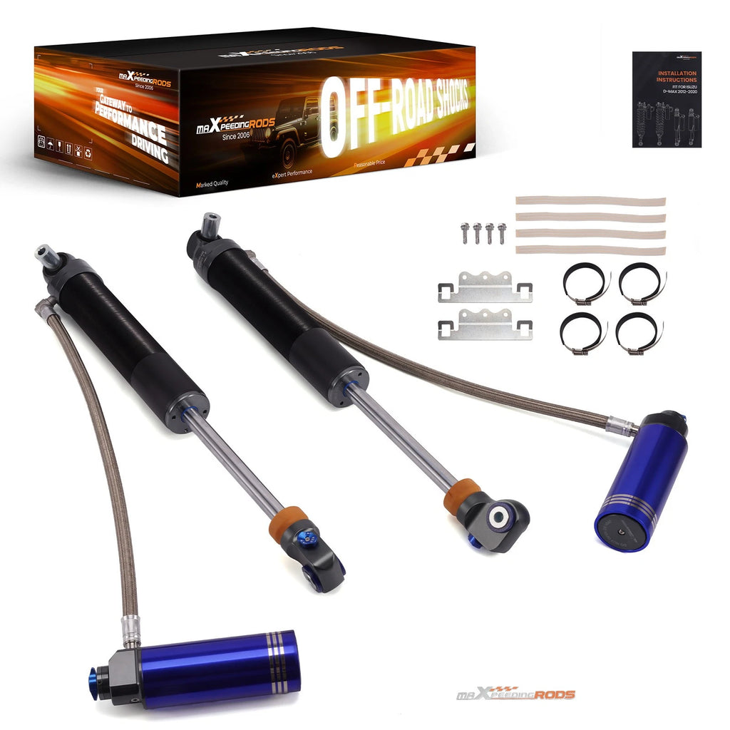 2X Front Shock Remote Reservoir 2-3" Lift for Jeep Gladiator (2020–2023)