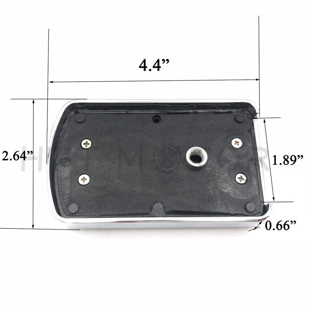 Large Brake Pedal Pad for Harley Dyna FLD (2012–2017) & Softail (1986–2017)