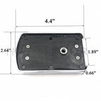 Large Brake Pedal Pad for Harley Dyna FLD (2012–2017) & Softail (1986–2017)