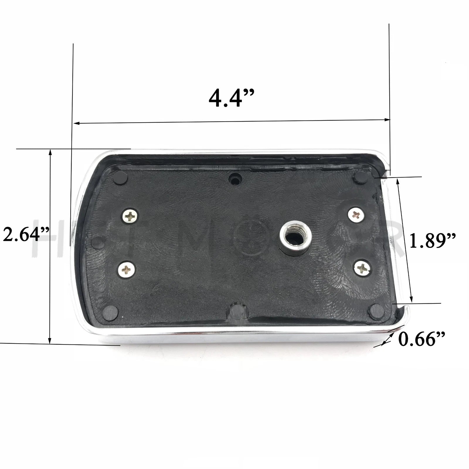 Large Brake Pedal Pad for Harley Dyna FLD (2012–2017) & Softail (1986–2017)