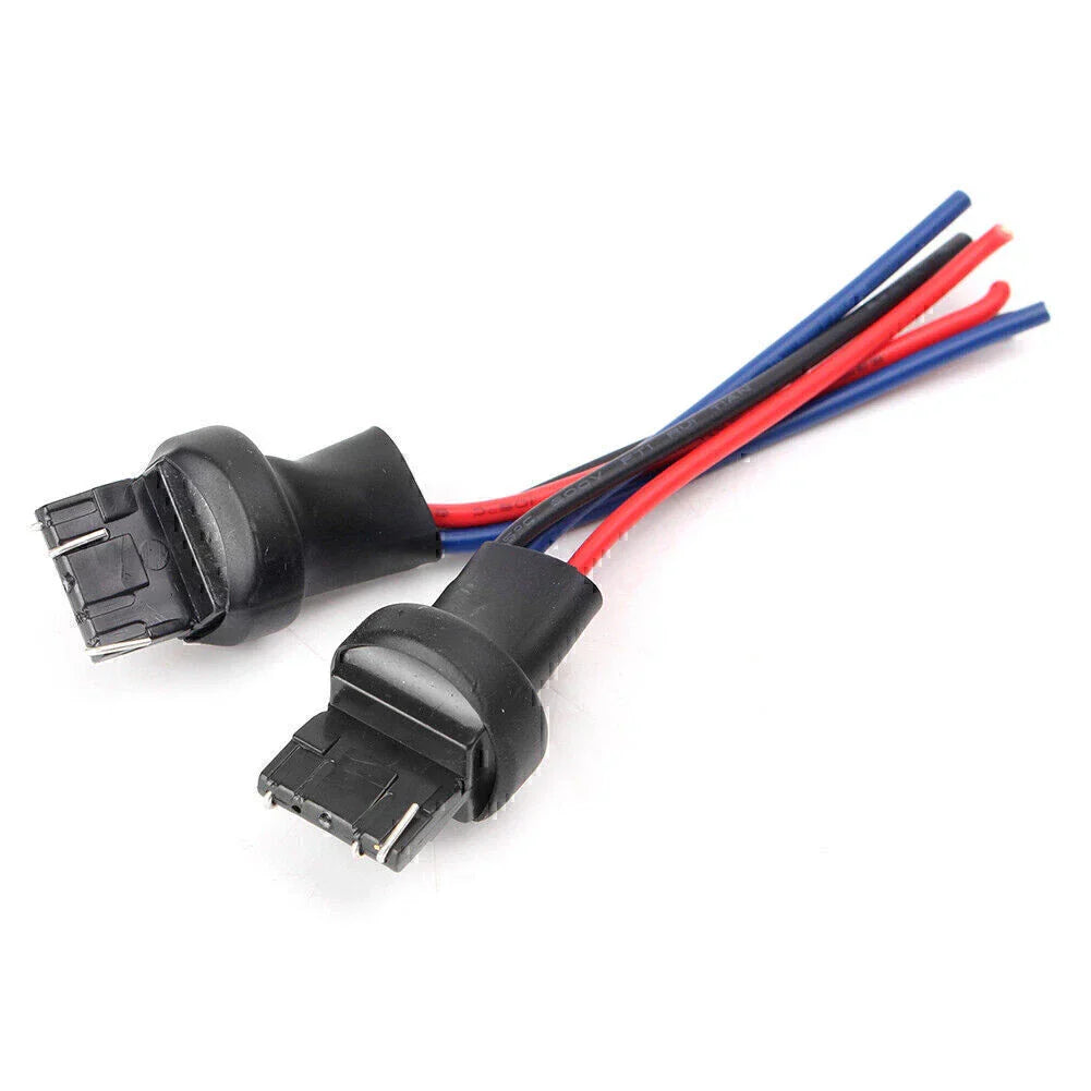 7443 7444NA Male Adapter Wiring Harness Socket for Headlight Fog Light (Universal)