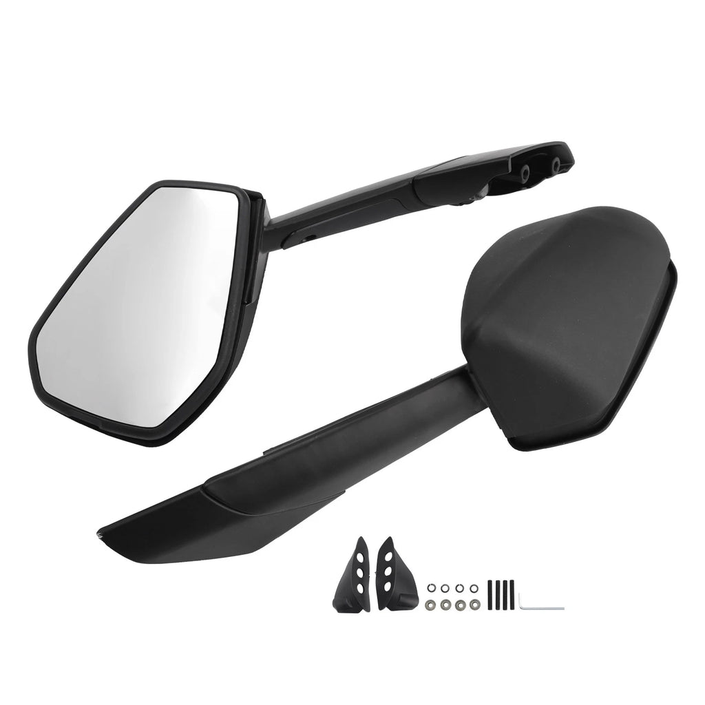 Set of 2 Black Rear View Mirrors for Aprilia RSV4 1100 E5 (2025–2026)