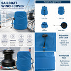 Winch Cover for Sailboat Yacht (Waterproof, Self-Tailing)