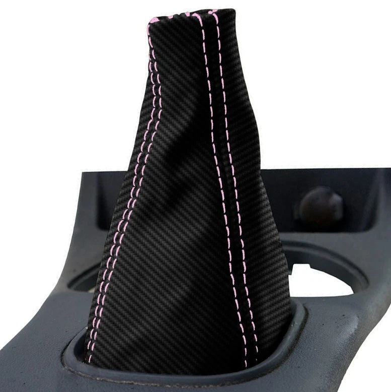 Manual Shift Boot Carbon for Chevrolet Cobalt (2005–2010) Pink Stitch