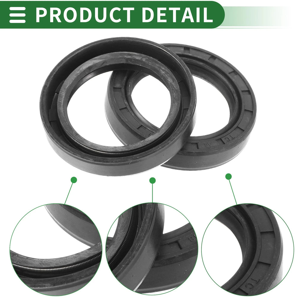 Set of 5 Oil Seal Rotary Shaft Seal NBR Rubber 38x54x10mm
