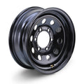 Libra 15x6 Heavy Duty Trailer Wheel 6 Lug 5.5" PCD Black Mod-17058