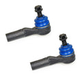 Set of 2 Front Outer Tie Rod Ends for Chevy Colorado (2015–2022) 16mm Threads