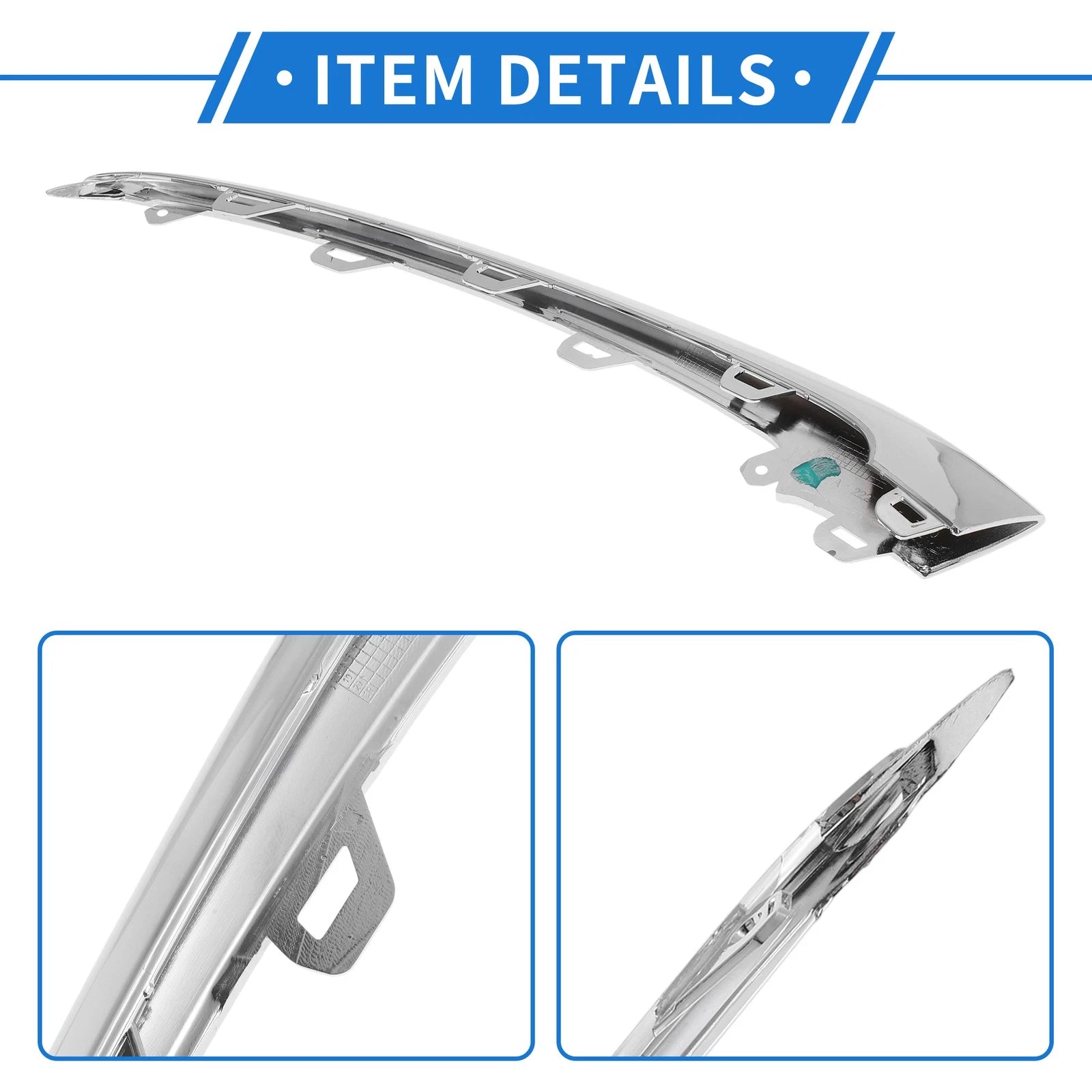 Bumper Grille Trim Garnish No.2228857700 for Mercedes-Benz W222/S 4Matic (2018–2020)