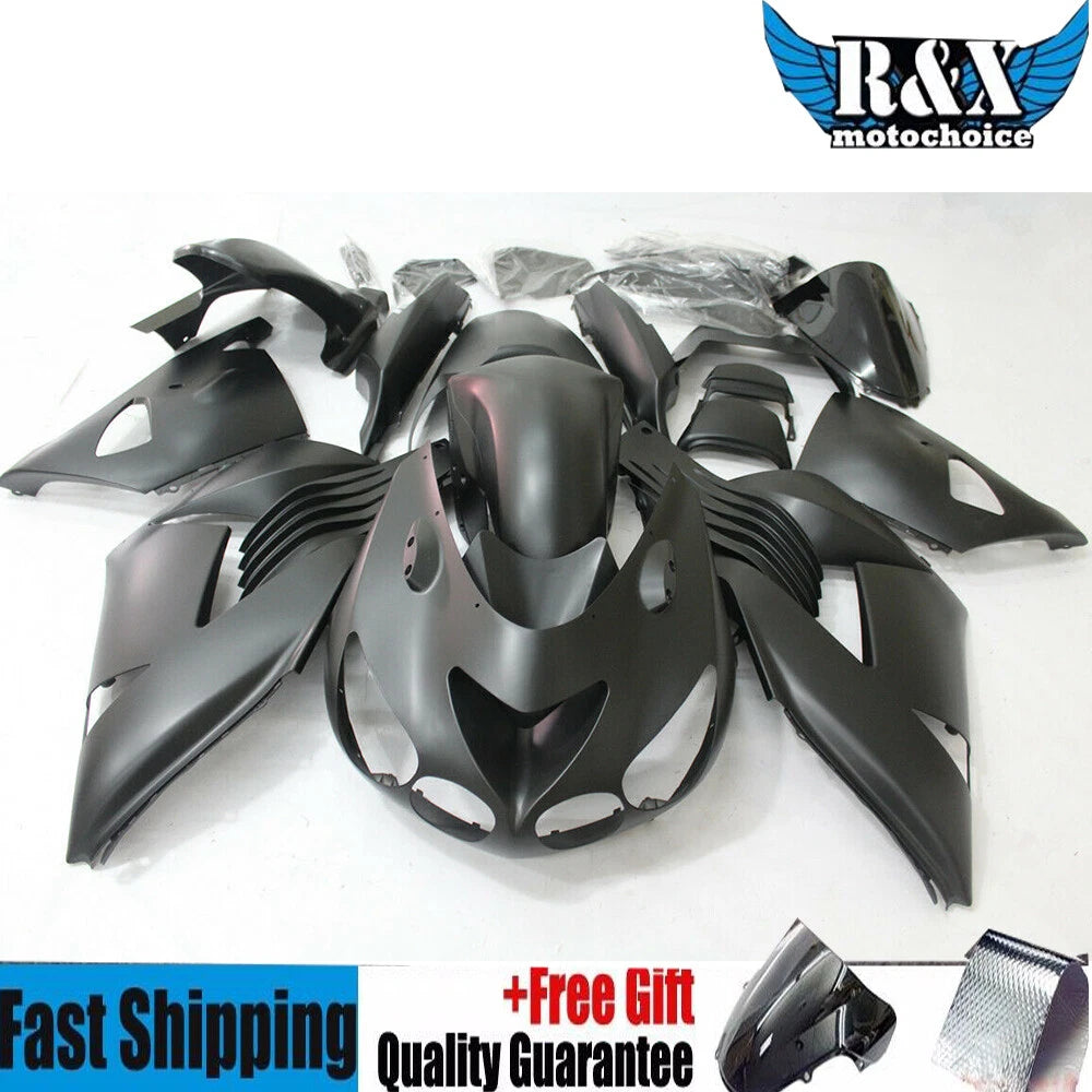 Matte Black ABS Fairing Kit for Kawasaki Ninja ZX14R (2006–2011)