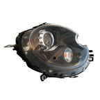 Replacement Passenger HID Head Light Lens/Housing w/Black Bezel w/White Signal